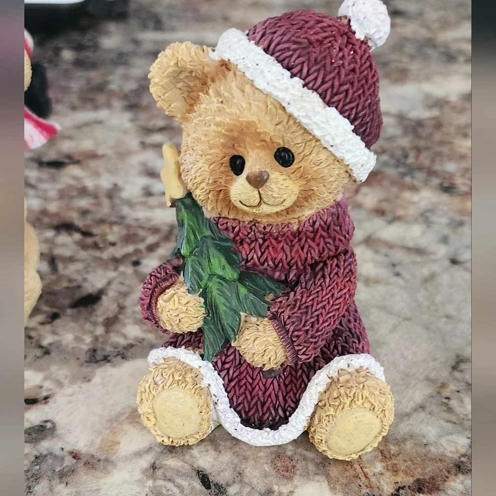 Vintage Greenbrier Christmas Bear Set - Picture 2 of 6